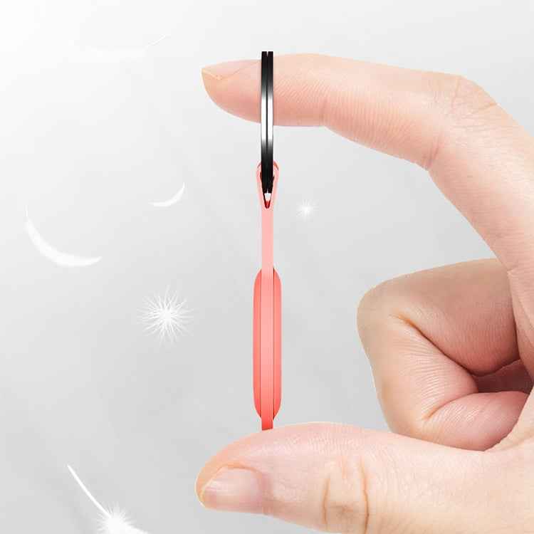 Mutural Liquid Silicone Protective Case with Key Ring for AirTag 2nd Gen / AirTag 1st Gen