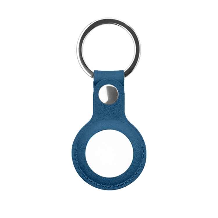 Mutural PU Leather Protective Case with Key Ring for AirTag 2nd Gen / AirTag 1st Gen