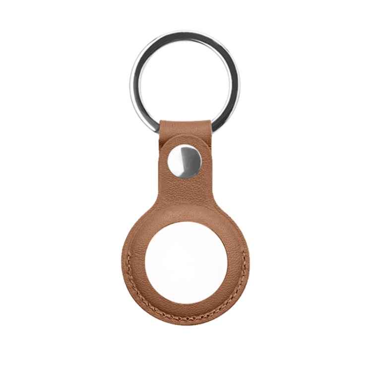 Mutural PU Leather Protective Case with Key Ring for AirTag 2nd Gen / AirTag 1st Gen