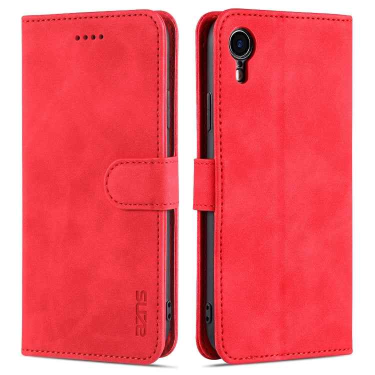 AZNS Skin Feel Calf Texture Horizontal Flip Leather Case with Card Slots & Holder & Wallet, For iPhone 11 Pro, For iPhone 11, For iPhone 11 Pro Max, For iPhone XS / X, For iPhone XS Max, For iPhone XR