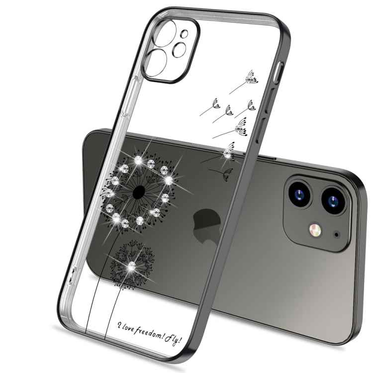 Ultra-thin Electroplating Dandelion Pattern Protective Case, For iPhone 11, For iPhone 11 Pro, For iPhone 11 Pro Max, For iPhone 12 Pro Max, For iPhone 12 Pro, For iPhone 12, For iPhone 12 Mini