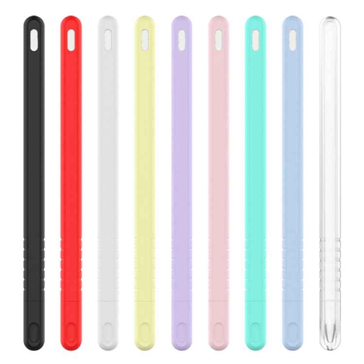 3 in 1 Pure Color Silicone Stylus Pen Protective Case Set for Apple Pencil 2