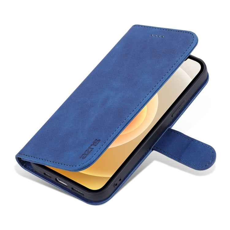 AZNS Skin Feel Calf Texture Horizontal Flip Leather Case with Card Slots & Holder & Wallet, For iPhone 12 / 12 Pro, For iPhone 12 Mini