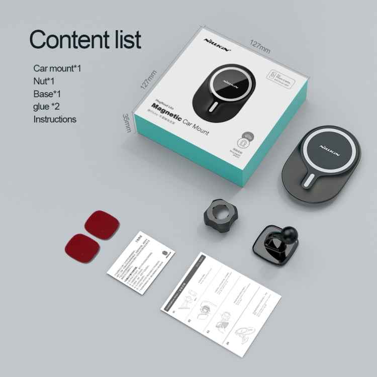 NILLKIN NKL01 MagRoad Lite Paste Type Car Magnetic Holder for iPhone 12 Series