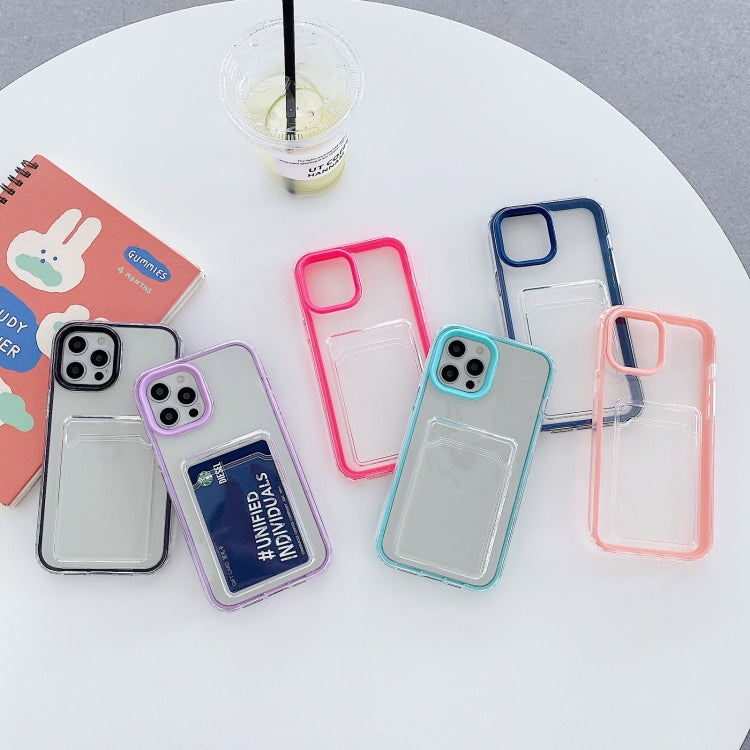 Full-coverage 360 Clear PC + TPU Shockproof Protective Case with Card Slot, For iPhone 12 / 12 Pro, For iPhone 12 Pro Max, For iPhone 11 Pro, For iPhone 11, For iPhone 11 Pro Max
