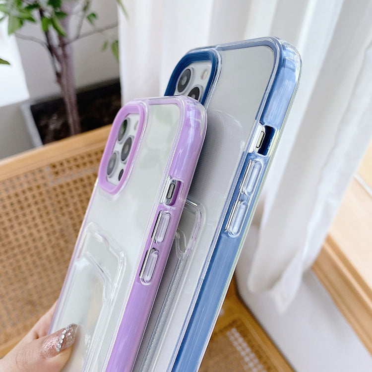 Full-coverage 360 Clear PC + TPU Shockproof Protective Case with Card Slot, For iPhone 12 / 12 Pro, For iPhone 12 Pro Max, For iPhone 11 Pro, For iPhone 11, For iPhone 11 Pro Max