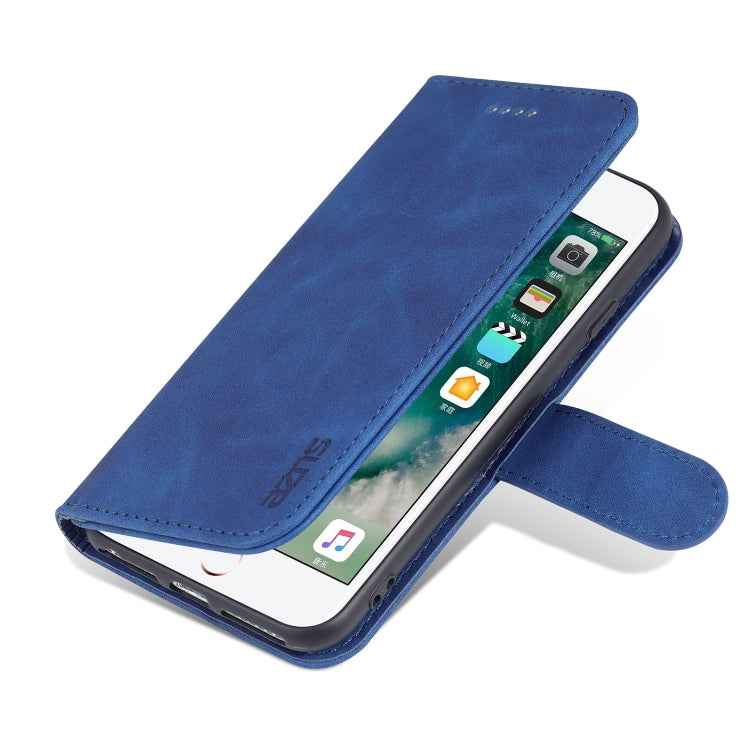 AZNS Skin Feel Calf Texture Horizontal Flip Leather Case with Card Slots & Holder & Wallet, For iPhone 6, For iPhone 7 Plus / 8 Plus, For iPhone 7 / 8 / SE (2020)