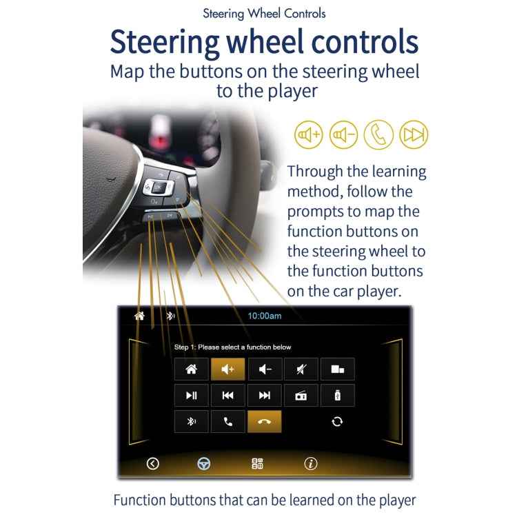 T100C 7 inch Manually Retractable Screen Car MP5 Player Radio, Support Mirror Link & FM & TF Card & USB & Bluetooth Hand-free Calling & Reversing Trajectory System