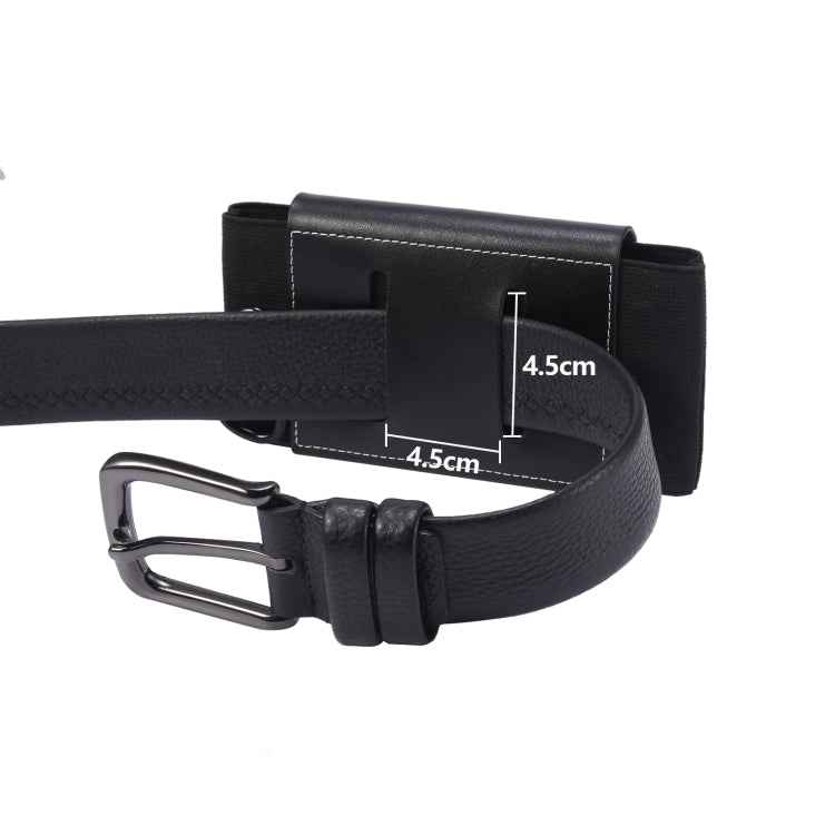 Ultra-thin Elasticity Mobile Phone Leather Case Waist Bag, For 5.8-6.1 inch Phones, Size: S, For 5.5-6.5 inch Phones, Size: M, For 6.7-6.9 inch Phones, Size: L