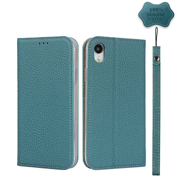 Litchi Texture Horizontal Flip Top Layer Cowhide Leather Case with Holder & Card Slots & Wallet & Strap & Wire Winder, For iPhone 6 & 6s, For iPhone 6 Plus & 6s Plus, For iPhone XR, For iPhone XS Max