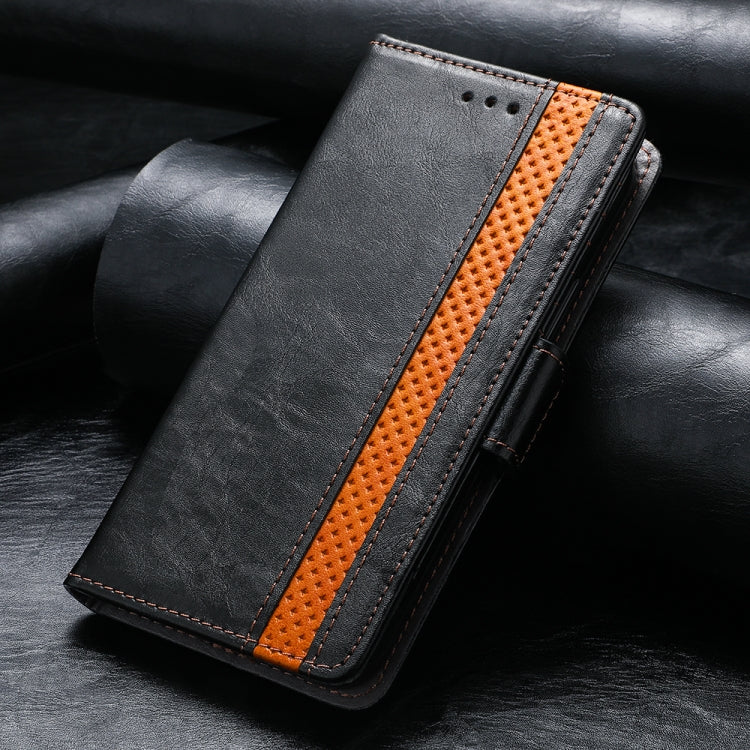 CaseNeo Business Splicing Dual Magnetic Buckle Horizontal Flip PU Leather Case with Holder & Card Slots & Wallet, For iPhone 12 mini, For iPhone 12 / 12 Pro, For iPhone 12 Pro Max, For iPhone 11 Pro, For iPhone 11, For iPhone 11 Pro Max
