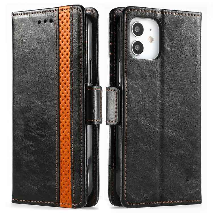 CaseNeo Business Splicing Dual Magnetic Buckle Horizontal Flip PU Leather Case with Holder & Card Slots & Wallet, For iPhone 12 / 12 Pro, For iPhone 12 Pro Max, For iPhone 11 Pro, For iPhone 11, For iPhone 11 Pro Max