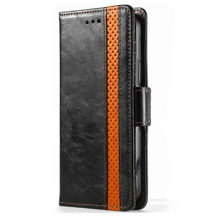 CaseNeo Business Splicing Dual Magnetic Buckle Horizontal Flip PU Leather Case with Holder & Card Slots & Wallet, For iPhone 12 / 12 Pro, For iPhone 12 Pro Max, For iPhone 11 Pro, For iPhone 11, For iPhone 11 Pro Max