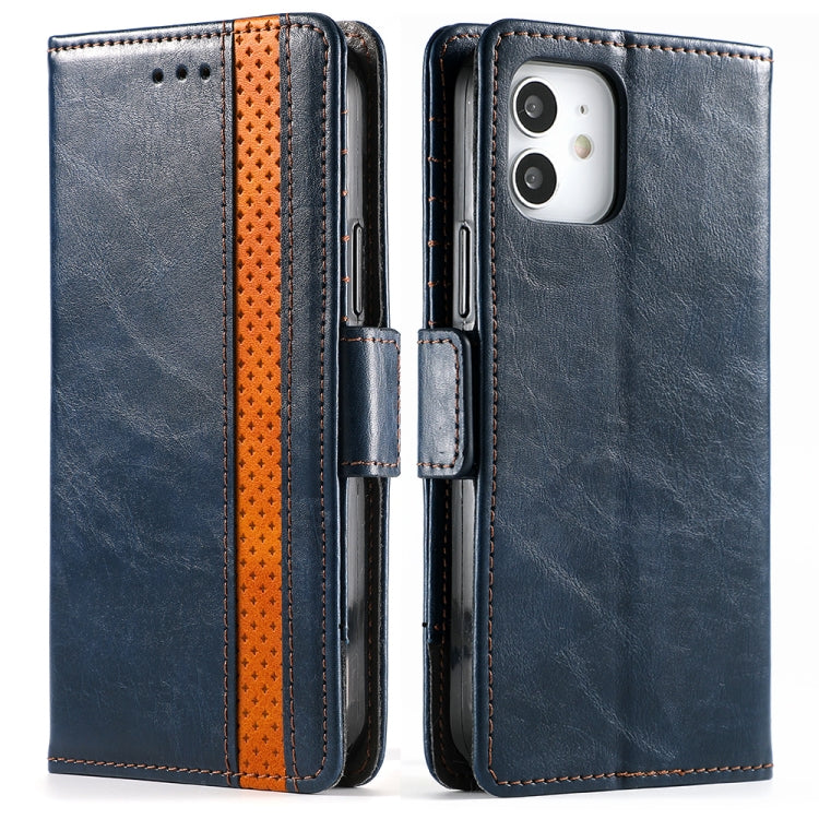 CaseNeo Business Splicing Dual Magnetic Buckle Horizontal Flip PU Leather Case with Holder & Card Slots & Wallet, For iPhone 12 mini, For iPhone 12 / 12 Pro, For iPhone 12 Pro Max, For iPhone 11 Pro, For iPhone 11, For iPhone 11 Pro Max