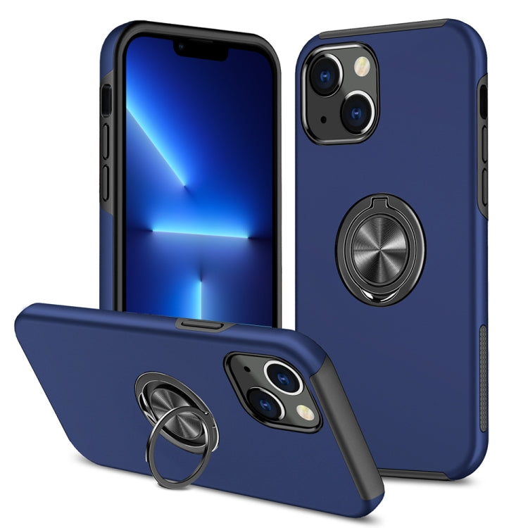 PC + TPU Shockproof Magnetic Protective Case with Invisible Ring Holder, For iPhone 13 mini, For iPhone 13, For iPhone 13 Pro, For iPhone 13 Pro Max
