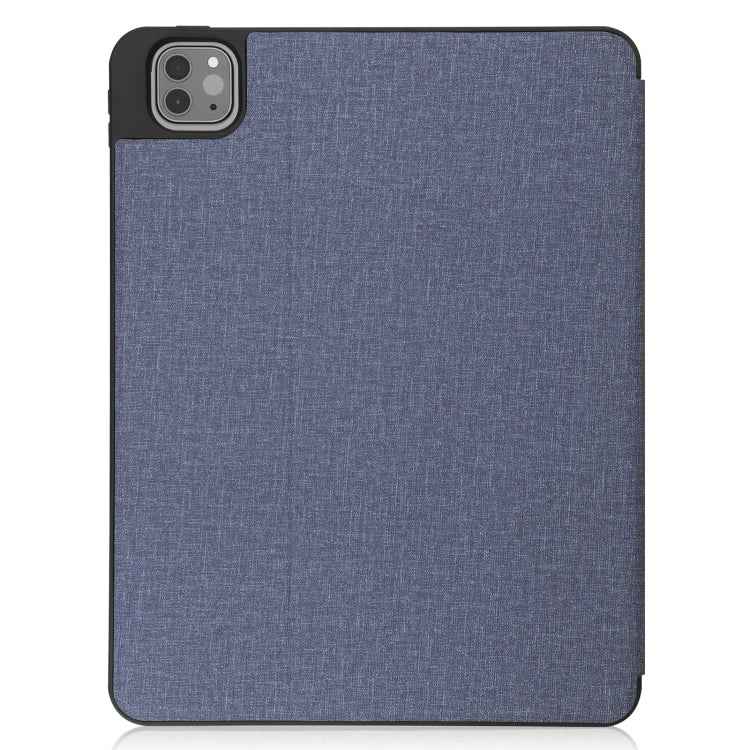 Cloth Texture TPU Horizontal Flip Leather Case with Pen Slot & Holder, For iPad Pro 11 inch 2021 / 2020 / 2018