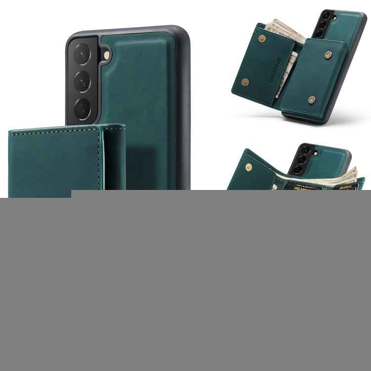 DG.MING M1 Series 3-Fold Multi Card Wallet Back Cover Shockproof Case with Holder Function, For Samsung Galaxy S21, For Samsung Galaxy S21 FE, For Samsung Galaxy S21+