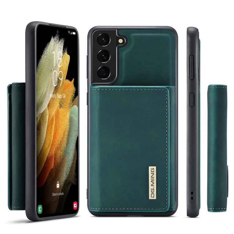 DG.MING M1 Series 3-Fold Multi Card Wallet Back Cover Shockproof Case with Holder Function, For Samsung Galaxy S21, For Samsung Galaxy S21 FE, For Samsung Galaxy S21+