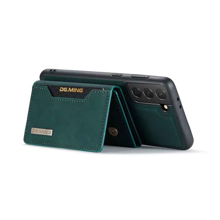 DG.MING M2 Series 3-Fold Multi Card Bag Back Cover Shockproof Case with Wallet & Holder Function, For Samsung Galaxy S21, For Samsung Galaxy S21 FE, For Samsung Galaxy S21+