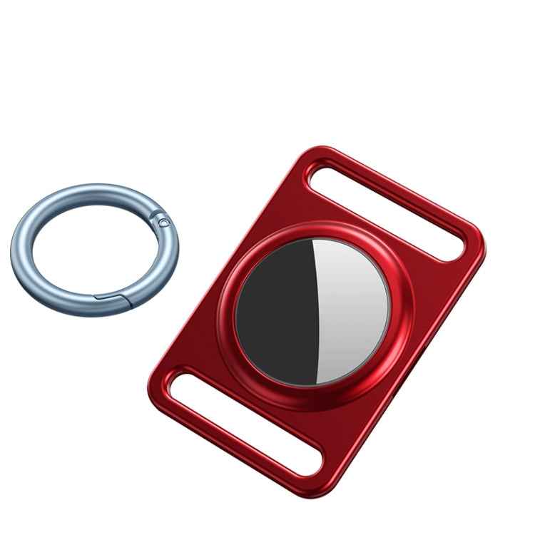 Magnetic Metal Protective Cover Case with Switchable Keychain Ring For AirTag 2nd Gen / AirTag 1st Gen