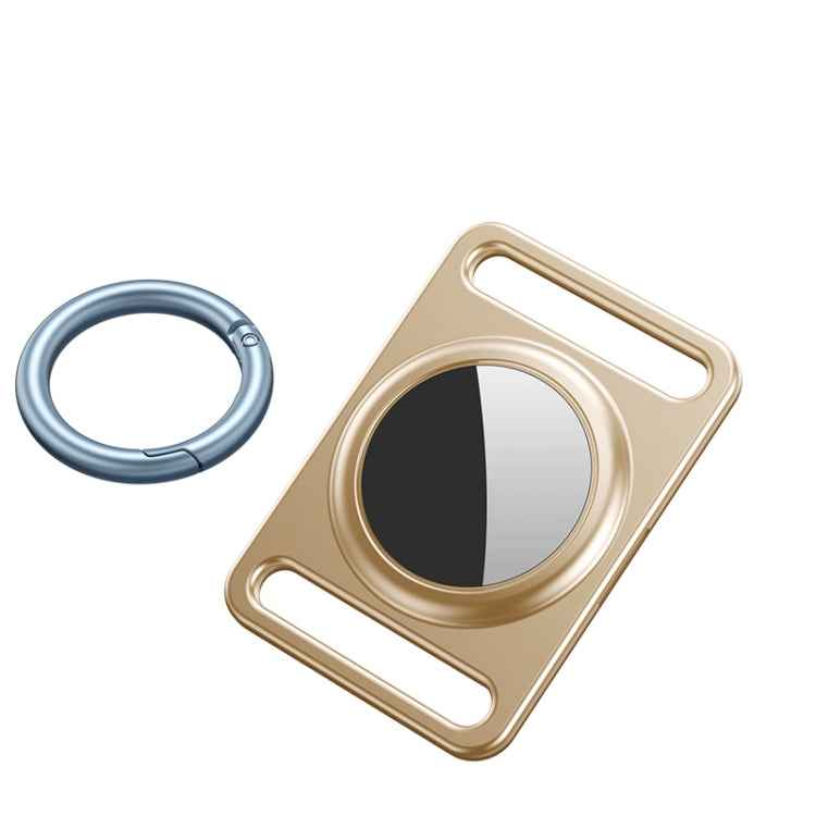 Magnetic Metal Protective Cover Case with Switchable Keychain Ring For AirTag 2nd Gen / AirTag 1st Gen