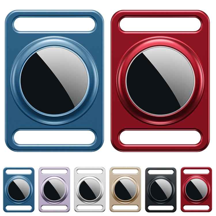 Magnetic Metal Protective Cover Case with Switchable Keychain Ring For AirTag 2nd Gen / AirTag 1st Gen