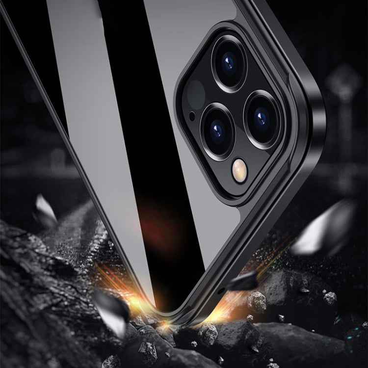 SULADA Shockproof Aviation Aluminum Metal Frame + Nano Glass + TPU Protective Case, For iPhone 11, For iPhone 11 Pro, For iPhone 12 mini, For iPhone 12, For iPhone 12 Pro, For iPhone 12 Pro Max, For iPhone 11 Pro Max, For iPhone XS / X