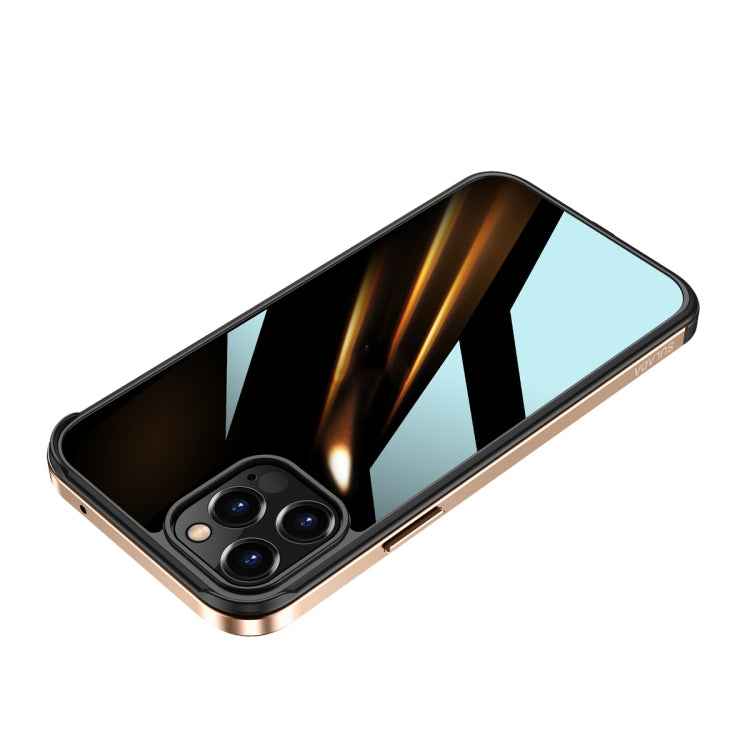 SULADA Shockproof Aviation Aluminum Metal Frame + Nano Glass + TPU Protective Case, For iPhone 11, For iPhone 11 Pro, For iPhone 12 mini, For iPhone 12, For iPhone 12 Pro, For iPhone 12 Pro Max, For iPhone 11 Pro Max, For iPhone XS / X