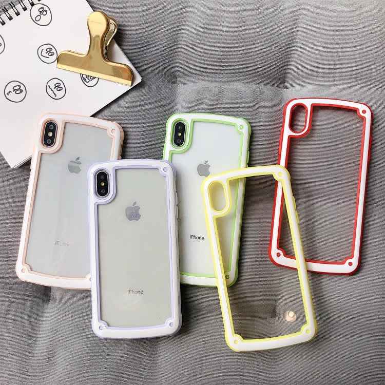Candy-Colored TPU Transparent Shockproof Case