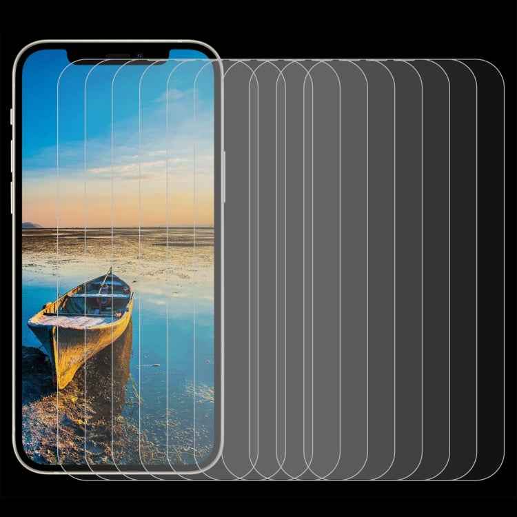 For iPhone 17e / 16e / 13 / 13 Pro 50pcs 0.26mm 9H 2.5D Tempered Glass Film, For iPhone 13 mini (50pcs), For iPhone 17e / 16e / 13 / 13 Pro (50pcs), For iPhone 13 Pro Max (50pcs)