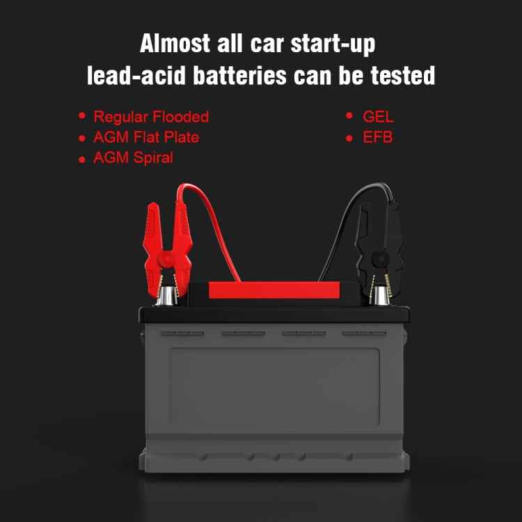 KONNWEI KW710 Car 3.2 inch 6V-24V Lead-acid Battery Tester Support 13 Languages