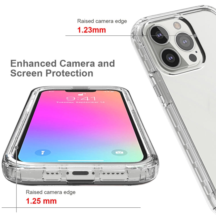 Shockproof High Transparency Two-color Gradual Change PC+TPU Candy Colors Protective Case, For iPhone 13 Pro