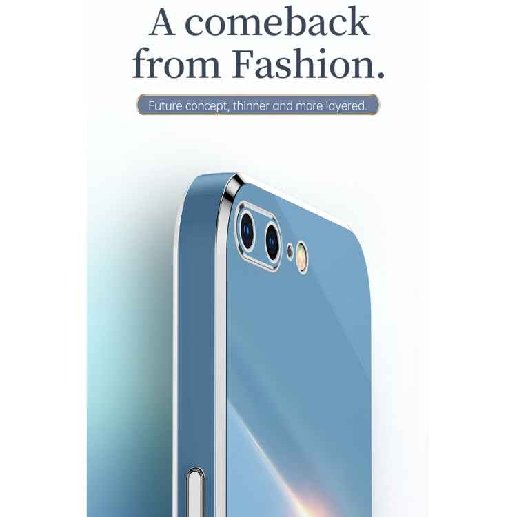 XINLI Straight Edge 6D Electroplate TPU Phone Case, For iPhone 6 / 6s, For iPhone 6 Plus / 6s Plus, For iPhone SE 2022 / SE 2020 / 8 / 7, For iPhone 11, For iPhone 11 Pro, For iPhone 11 Pro Max, For iPhone 12
