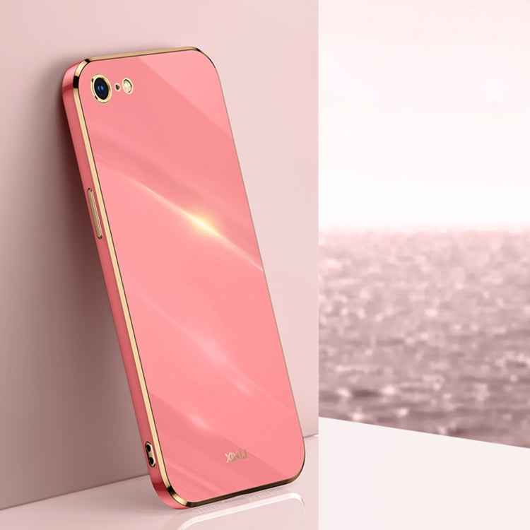 XINLI Straight Edge 6D Electroplate TPU Phone Case, For iPhone 6 / 6s, For iPhone 6 Plus / 6s Plus, For iPhone SE 2022 / SE 2020 / 8 / 7, For iPhone 11, For iPhone 11 Pro, For iPhone 11 Pro Max, For iPhone 12