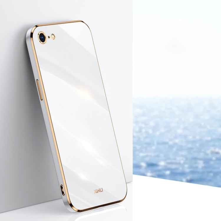 XINLI Straight Edge 6D Electroplate TPU Phone Case, For iPhone 6 / 6s, For iPhone 6 Plus / 6s Plus, For iPhone SE 2022 / SE 2020 / 8 / 7, For iPhone 11, For iPhone 11 Pro, For iPhone 11 Pro Max, For iPhone 12