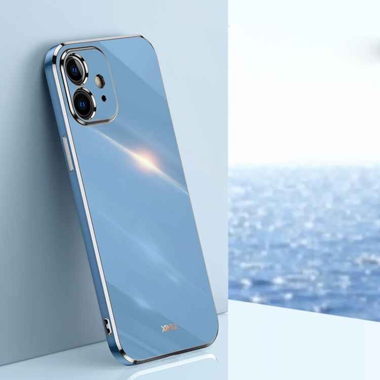 XINLI Straight Edge 6D Electroplate TPU Phone Case, For iPhone 12 mini, For iPhone 12 Pro Max, For iPhone X, For iPhone XR, For iPhone XS, For iPhone XS Max, For iPhone 8 Plus / 7 Plus