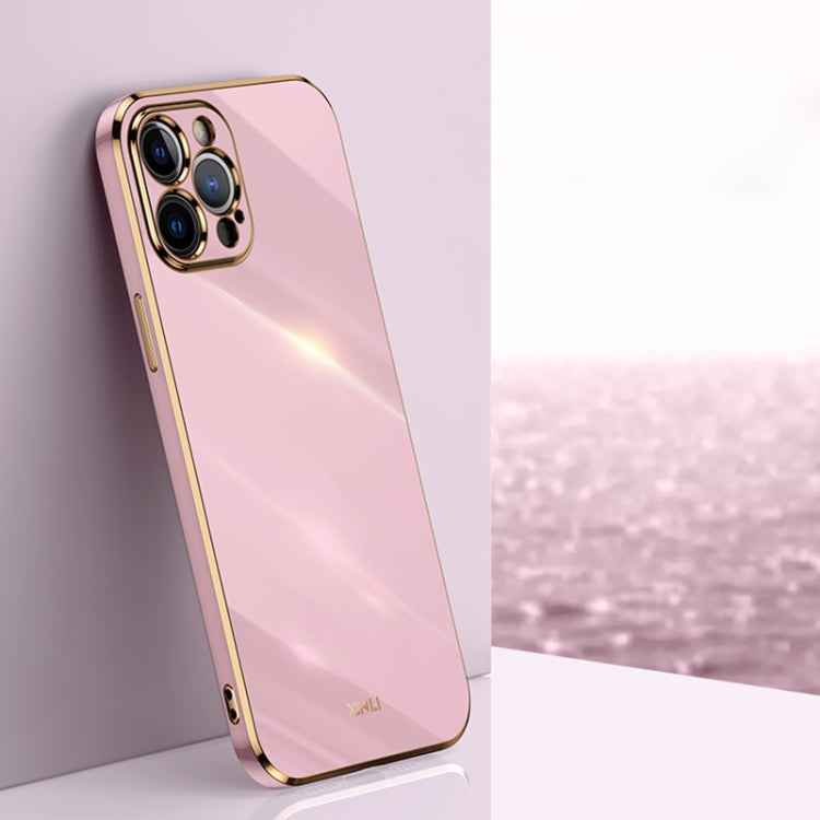 XINLI Straight Edge 6D Electroplate TPU Phone Case, For iPhone 12 Pro