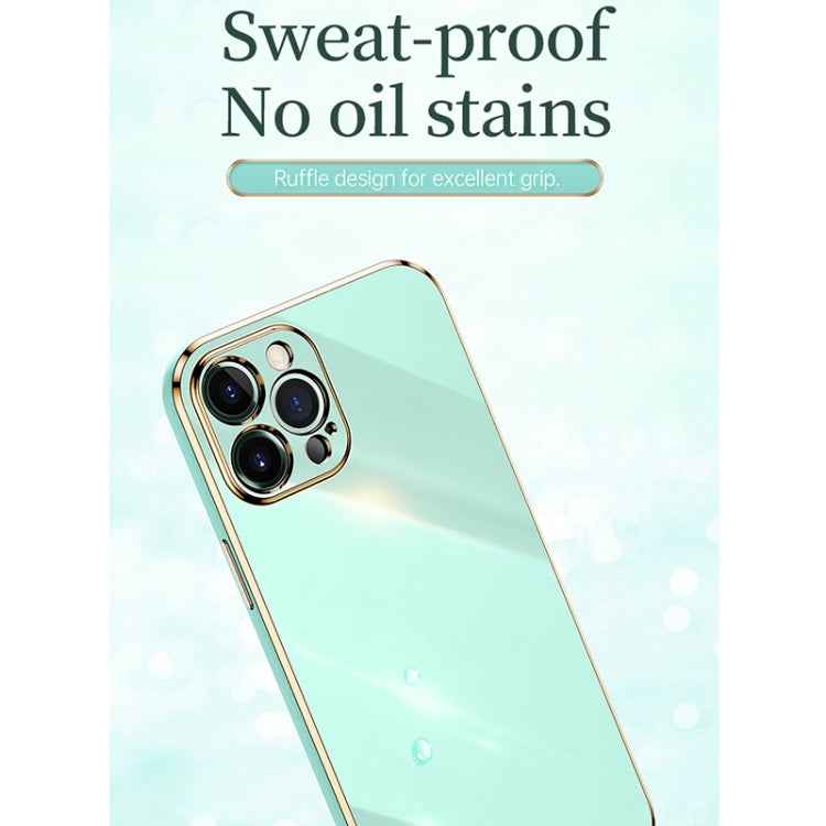 XINLI Straight Edge 6D Electroplate TPU Phone Case, For iPhone 12 Pro
