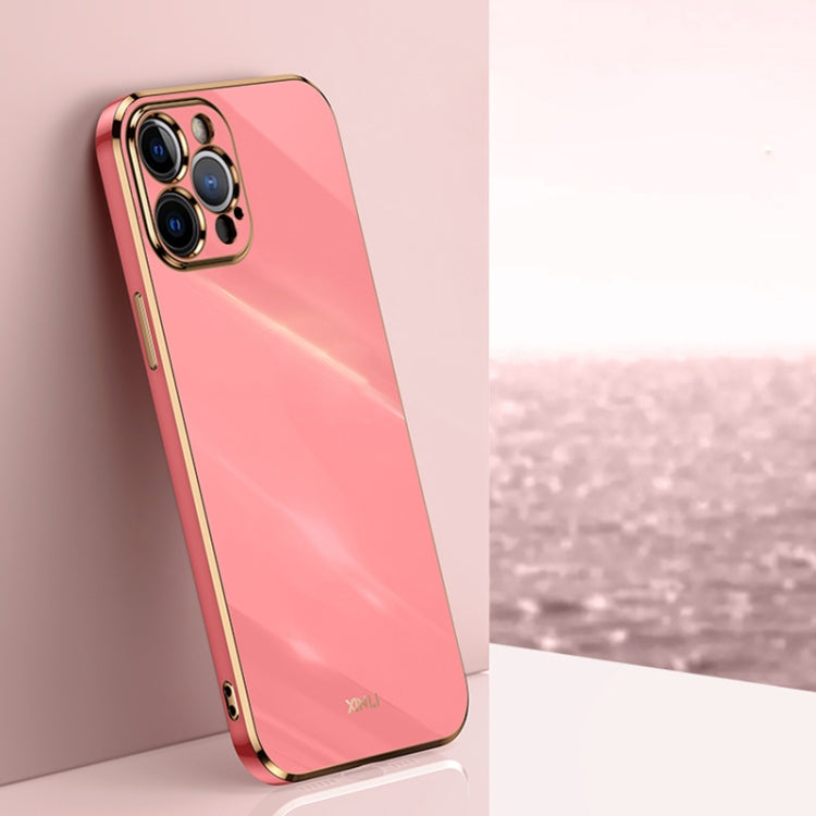 XINLI Straight Edge 6D Electroplate TPU Phone Case, For iPhone 12 Pro