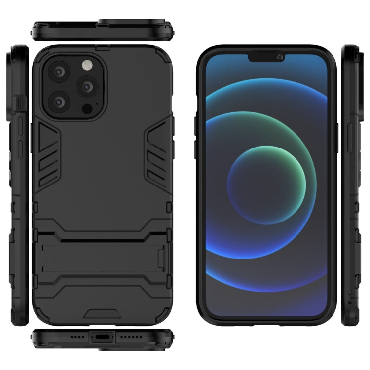 PC + TPU Shockproof Protective Case with Invisible Holder, For iPhone 13 Pro Max, For iPhone 13 mini, For iPhone 13 Pro, For iPhone 13