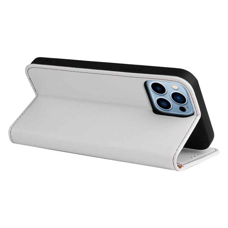 Fierre Shann PU Leather Texture Horizontal Flip Leather Case with Holder & Card Slots & Wallet, For iPhone 13 Pro Max, For iPhone 13 mini, For iPhone 13, For iPhone 13 Pro