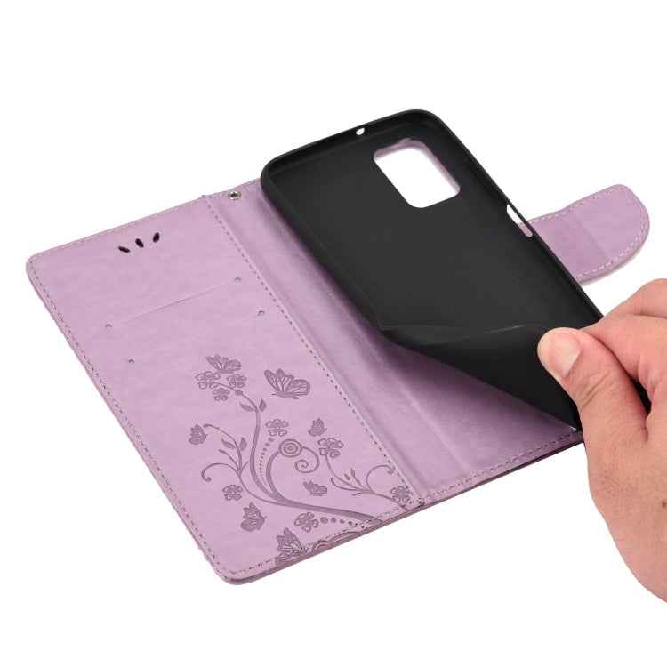 Butterfly Flower Pattern Horizontal Flip Leather Case with Holder & Card Slots & Wallet, For Samsung Galaxy A03s 164mm, For iPhone 13 mini, For iPhone 13, For iPhone 13 Pro, For iPhone 13 Pro Max