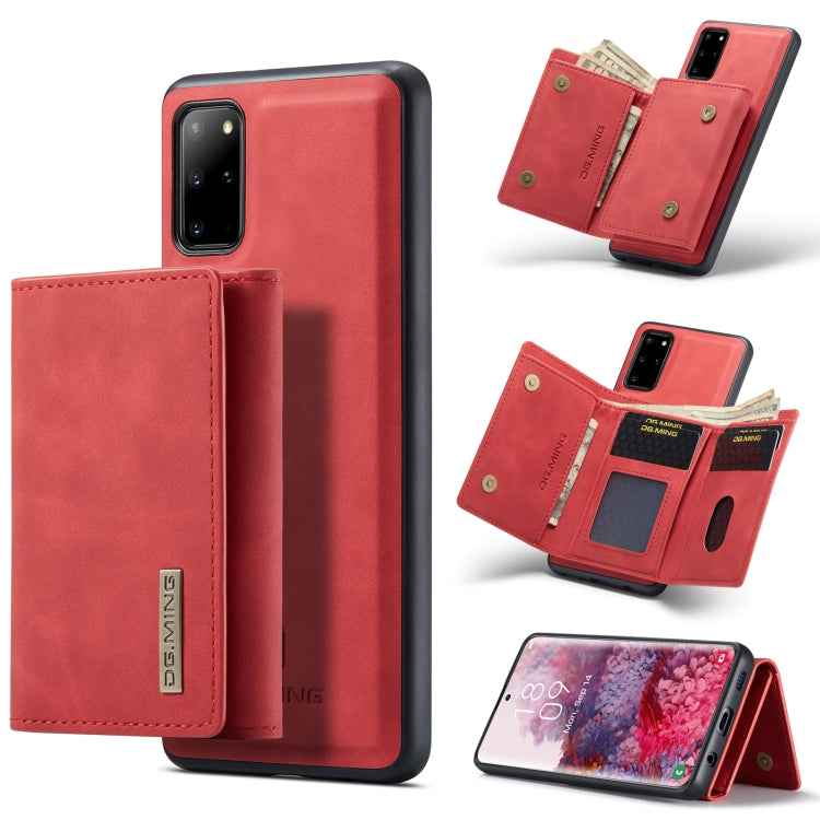 DG.MING M1 Series 3-Fold Multi Card Wallet Back Cover Shockproof Case with Holder Function, For Samsung Galaxy S20 Ultra, For Samsung Galaxy S20+