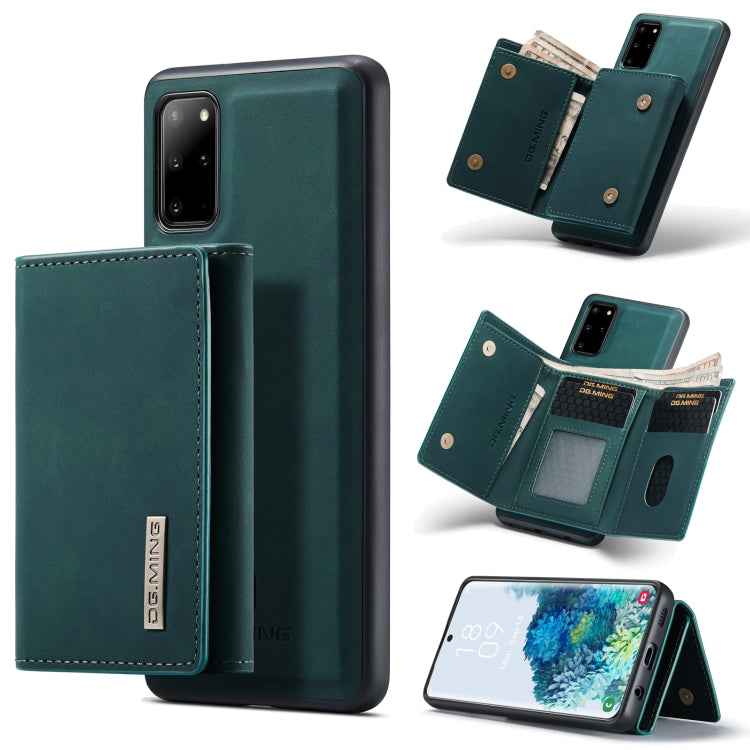 DG.MING M1 Series 3-Fold Multi Card Wallet Back Cover Shockproof Case with Holder Function, For Samsung Galaxy S20 Ultra, For Samsung Galaxy S20+