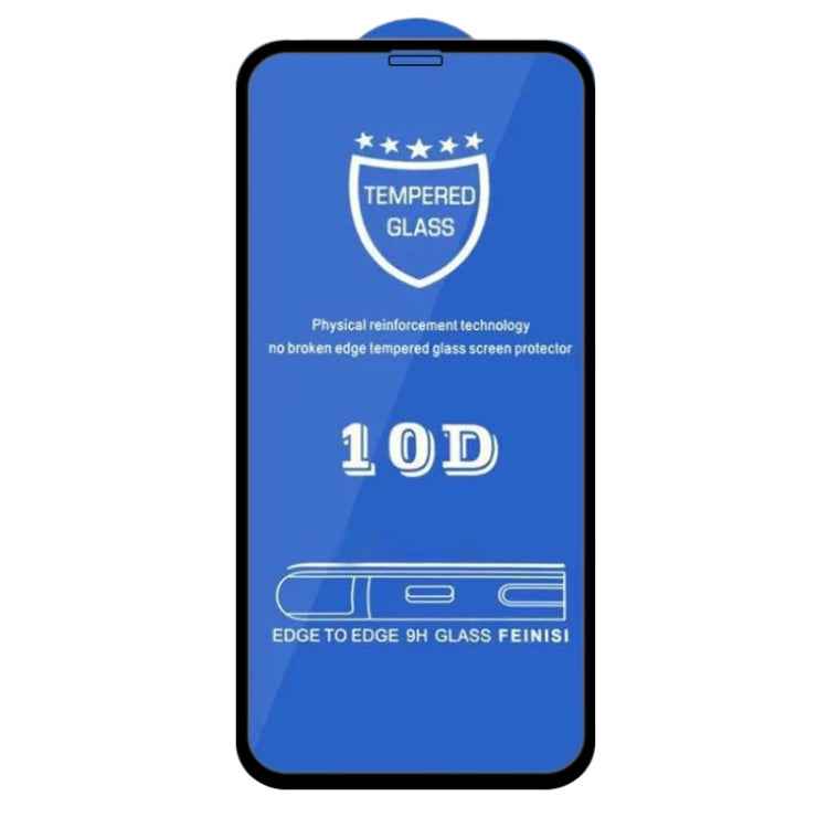 9H 10D Full Screen Tempered Glass Screen Protector, For iPhone 13 mini (Black) (1 PC), For iPhone 13 / 13 Pro (Black) (1 PC), For iPhone 14 Plus / 13 Pro Max (Black) (1 PC)