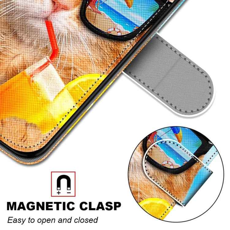 Coloured Drawing Cross Texture Horizontal Flip PU Leather Case with Holder & Card Slots & Wallet & Lanyard, For iPhone 13 mini, For iPhone 13