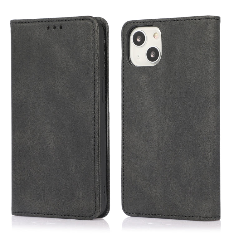 Strong Magnetic Crazy Horse Texture Horizontal Flip Leather Case with Holder & Card Slots & Wallet, For iPhone 13 mini, For iPhone 13, For iPhone 13 Pro, For iPhone 13 Pro Max