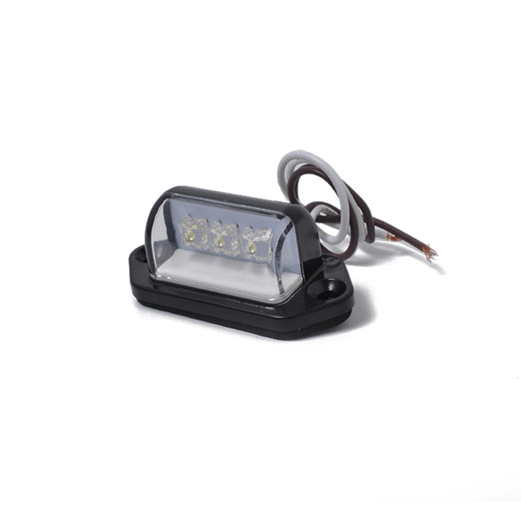 A5662 Truck Trailer Lorry 12V 3LEDs Number Licence Plate Light Rear Tail Lamp