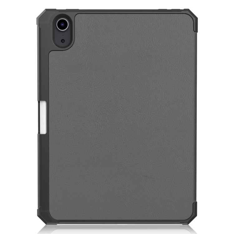 Custer Pure Color TPU Smart Leather Tablet Case with 3-Fold Holder & Pen Slot, For iPad mini 6 / mini 2024
