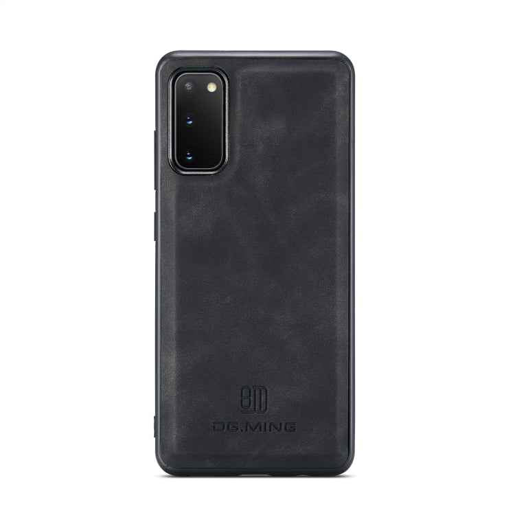 DG.MING M2 Series 3-Fold Multi Card Bag Back Cover Shockproof Case with Wallet & Holder Function, For Samsung Galaxy S20